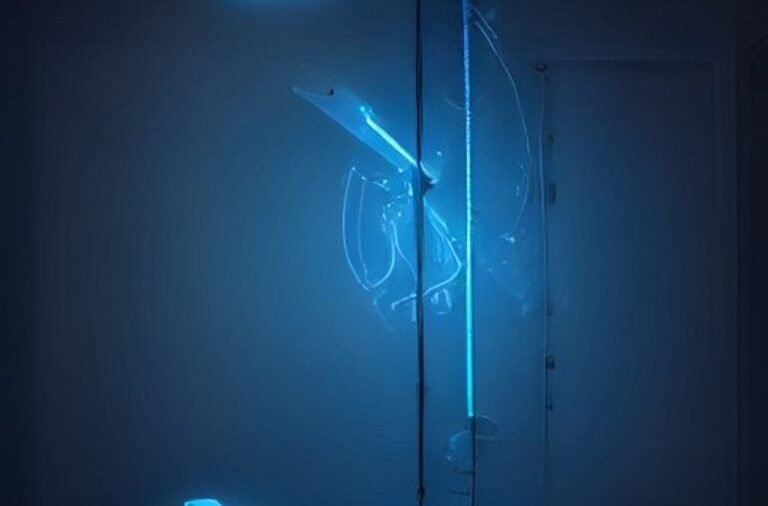 A futuristic robotic surgical arm in a sterile operating room environment, designed for precision medical procedures.