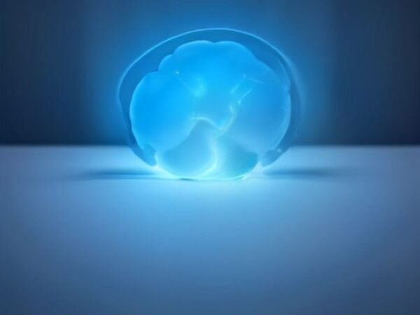 Close-up of a high-tech brain implant and digital bridge system representing neural technology for paralysis.